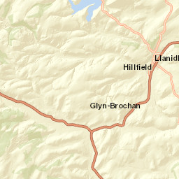 1 Dam Houses, Van, Llanidloes, Powys SY18 Street Map