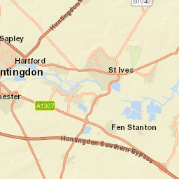 Houghton, Huntingdon, Cambridgeshire PE28 2BJ, UK Street Map