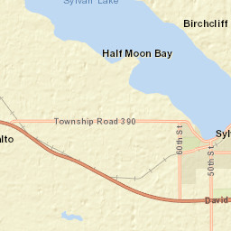 4603 Lakeshore Drive, Sylvan Lake Street Map