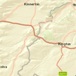 Kingswood Road, Kington, Herefordshire HR5 Street Map