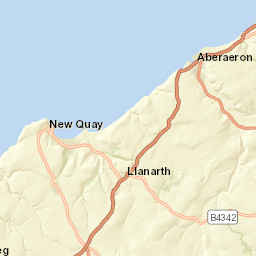 B4342, Llanarth, Ceredigion SA47, UK Street Map