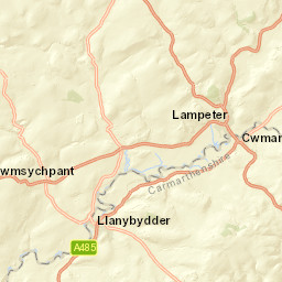 14 Bro Tawela, Silian, Lampeter, Ceredigion SA48 8AT, UK Street Map