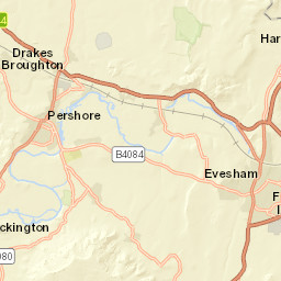 Leys Road, Evesham, Worcestershire WR11 Street Map