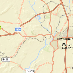 Tewkesbury, Gloucestershire GL20 5BS, UK Street Map