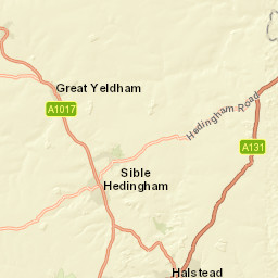 2 Castle Lane, Castle Hedingham, Halstead Street Map