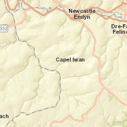 A475, Newcastle Emlyn, Ceredigion SA38, UK Street Map