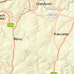 A485, Carmarthen, Carmarthenshire SA32 Street Map