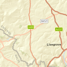 B4347, Monmouth, Monmouthshire NP25 Street Map