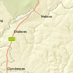 1 Brynheulog, Llangolman, Clynderwen, Pembrokeshire Street Map