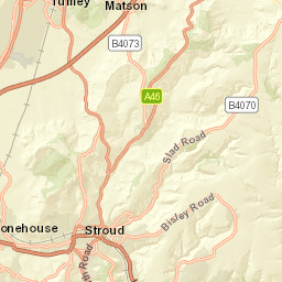 4 Russell Street, Stroud, Gloucestershire  Street Map