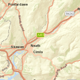 Fforch-dwm Road, Port Talbot, Neath Port Street Map