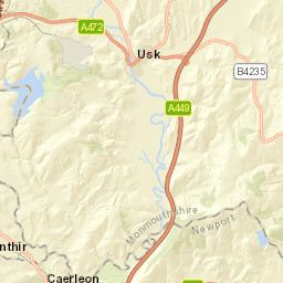 New Bridge, Newbridge Inn (S-bound), Newport Street Map