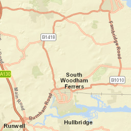 313 Ferry Rd, Hullbridge, Essex SS5, UK Street Map