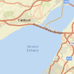 Severn Bridge, Severn Beach, South Gloucestershire, UK Street Map