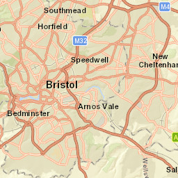 Bristol City Centre, College Green (Stop Pa), Bristol BS1, UK Street Map