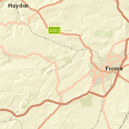 A361, Shepton Mallet, Somerset BA4, UK Street Map