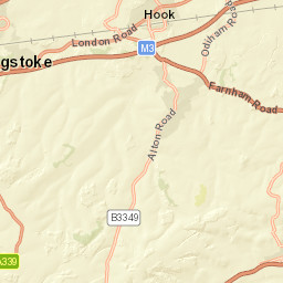 White Hill, Hook, Hampshire RG29, UK Street Map