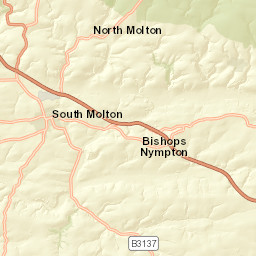 43 Oakford Villas, South Molton, Devon Street Map