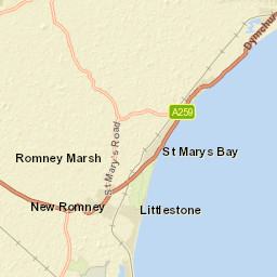 The St, Romney Marsh, Kent TN29, UK Street Map