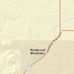 Redwood Meadows Drive, Redwood Meadows Street Map