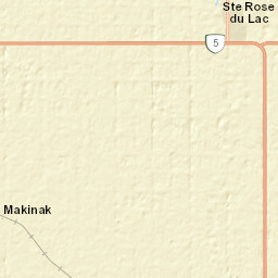 1st Avenue Southwest, Sainte Rose du Lac Street Map