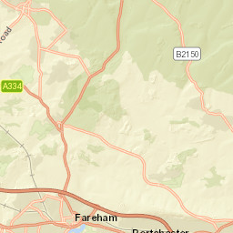 Delme Roundabout, Fareham, Hampshire PO16, UK Street Map