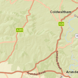 Arundel, West Sussex BN18 9JG, UK Street Map