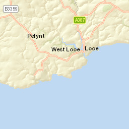 A387, Looe, Cornwall PL13, UK Street Map