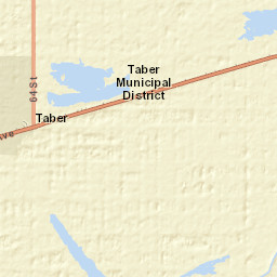 Township Road 100, Purple Springs Street Map