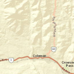 Crowsnest Highway, Crowsnest Pass Street Map