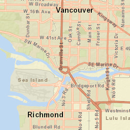 Vancouver, Canada Street Map