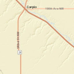 198th Avenue Northwest, Carpio, ND 58725, USA Street Map