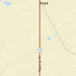 MT-16 Froid MT 59226 America Street Map