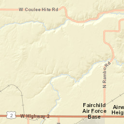 18826 West Christensen Road Medical Lake WA Street Map