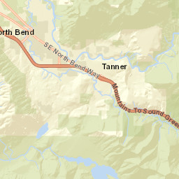 Interstate 90, North Bend, WA 98045, USA Street Map