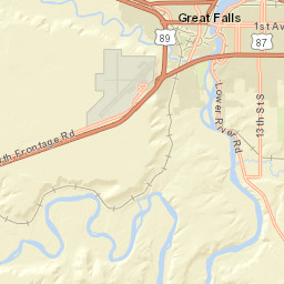 401-499 2nd Avenue North Great Falls Street Map