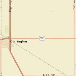 2-98 9th Avenue North Carrington ND Street Map