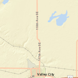 301-345 5th Street Northeast, Valley City Street Map