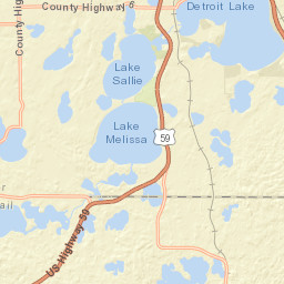 2000 Long Bridge Road Detroit Lakes MN Street Map