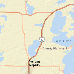 2-98 1st Avenue Northeast, Pelican Rapids Street Map