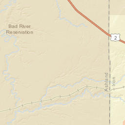 U.S. 2, Sanborn, WI 54806, USA Street Map