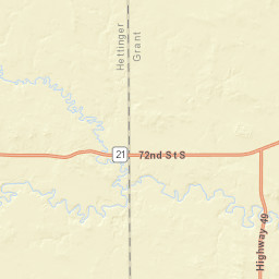 North Dakota 21 New Leipzig ND Street Map