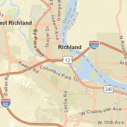 River Road Richland WA 99354 Street Map