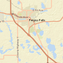 22641-22811 North Swan Lake Road, Fergus Falls, MN Street Map