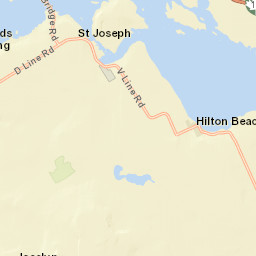 10th Side Road, Hilton Beach, ON P0R 1G0 Street Map