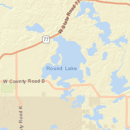 North County Road CC, Hayward, WI  Street Map