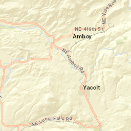 21500-21656 Northeast Lucia Falls Road Yacolt Street Map