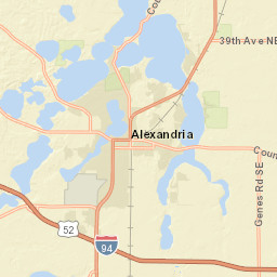 34th Avenue West & Minnesota 27, Alexandria, MN Street Map