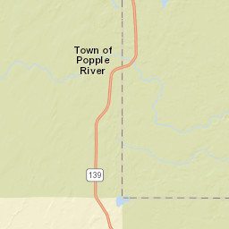 9763-10003 Highway 139, Nicolet National Forest, Argonne, WI  Street Map