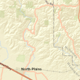 22700-22968 Northwest Beck Road, Portland Street Map